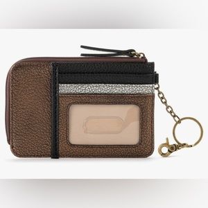 The Sak Iris Leather Card Wallet NWT (Color “Bronze block”)